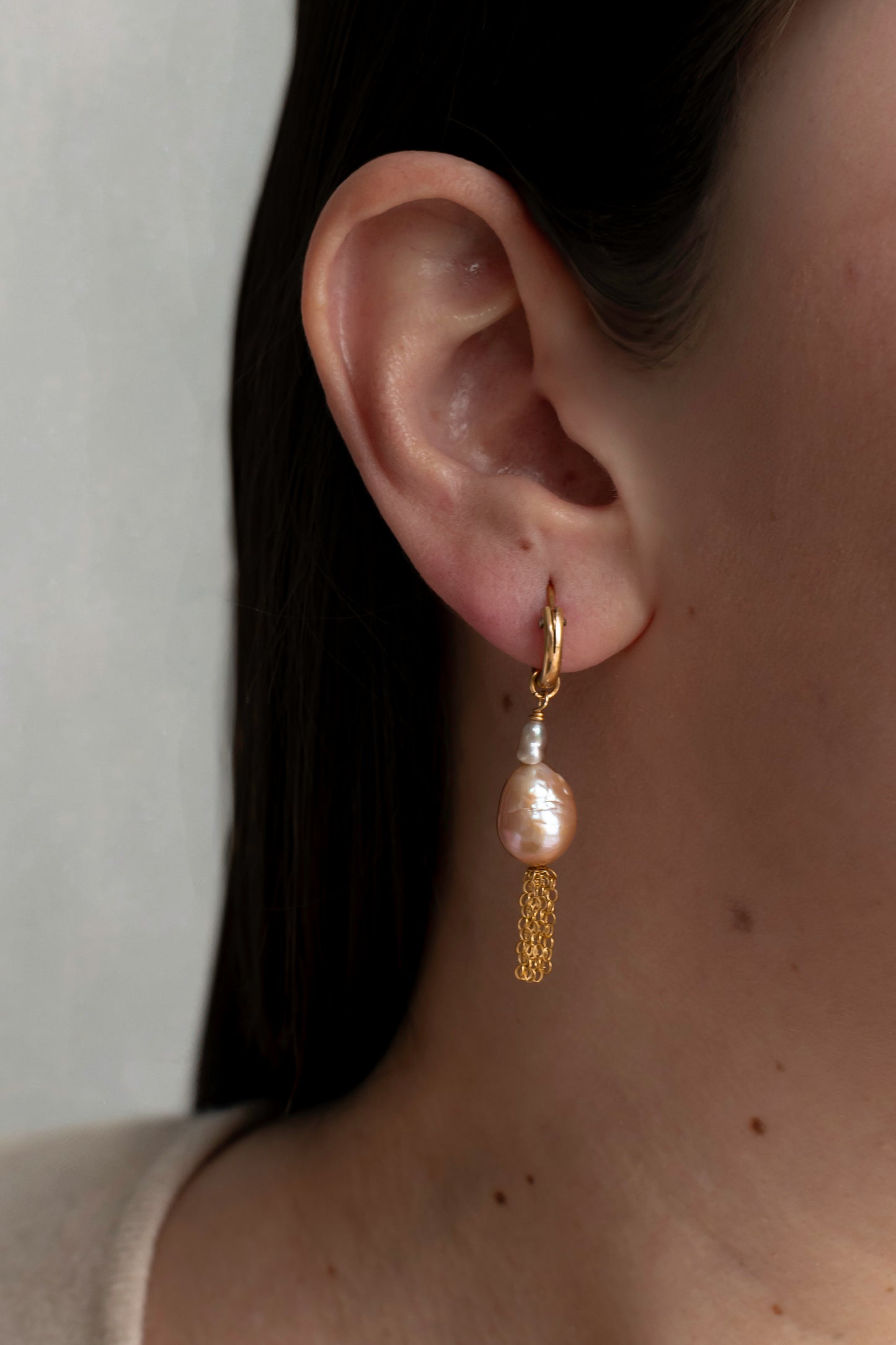AFRODITA -14K Gold-Filled & Pearls Earrings