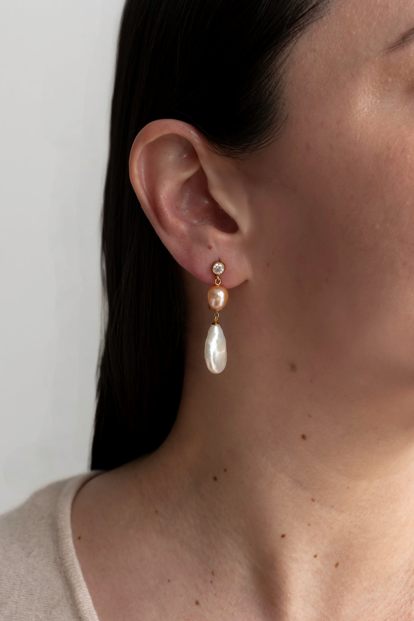 ARTEMISA -14K Gold-Filled & Pearls Earrings