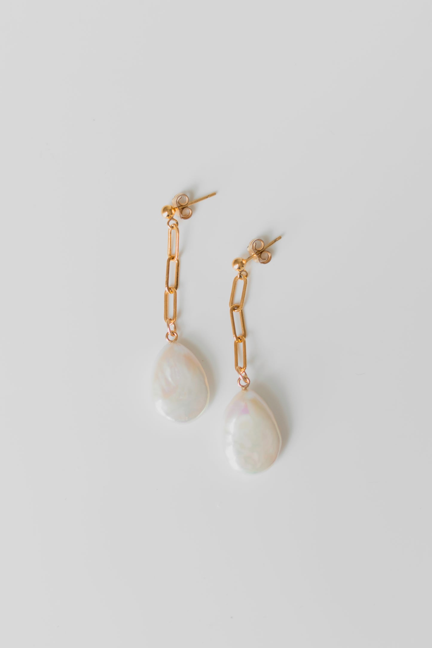 AURA -14K Gold-Filled & Pearls Earrings