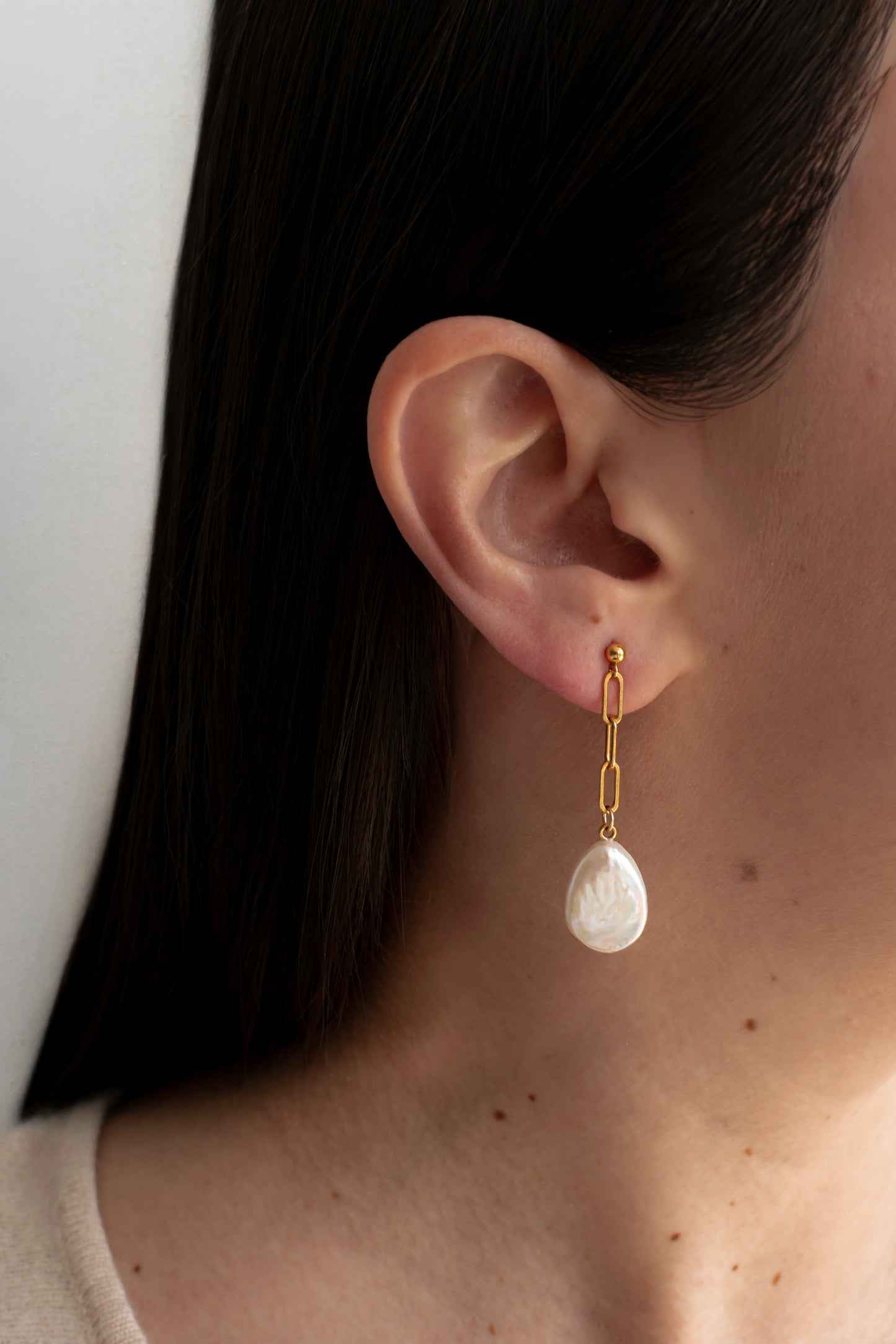 AURA -14K Gold-Filled & Pearls Earrings