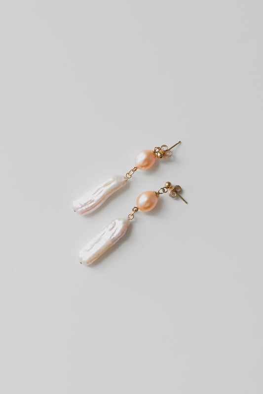 ELECTRA -14K Gold-Filled & Pearls Earrings