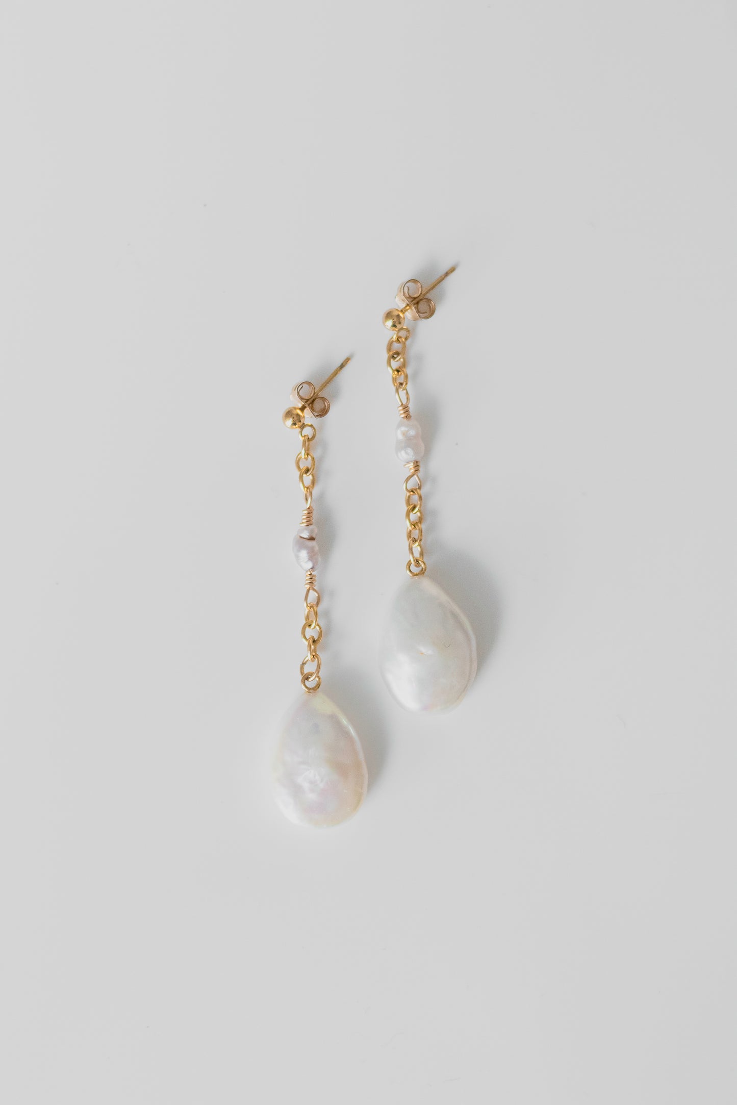 JUNO -14K Gold-Filled & Pearls Earrings