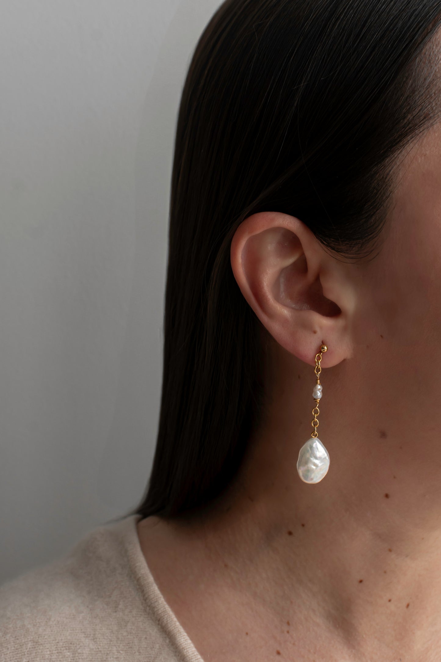 JUNO -14K Gold-Filled & Pearls Earrings