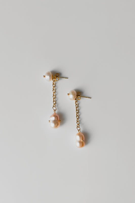 MAYA -14K Gold-Filled & Pearls Earrings