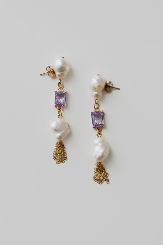 MELIA - 14K Gold-Filled & Pearls Earrings