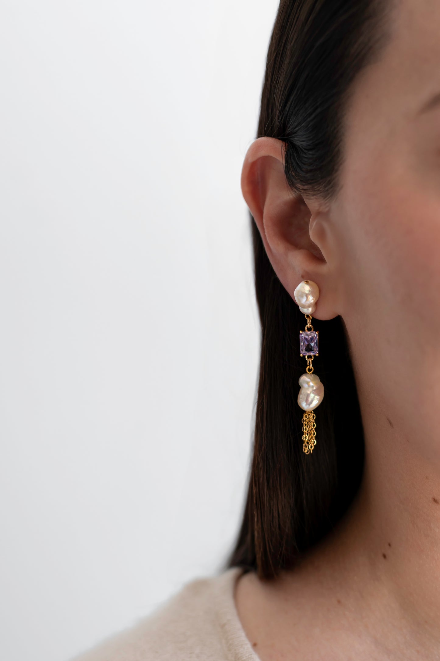 MELIA - 14K Gold-Filled & Pearls Earrings