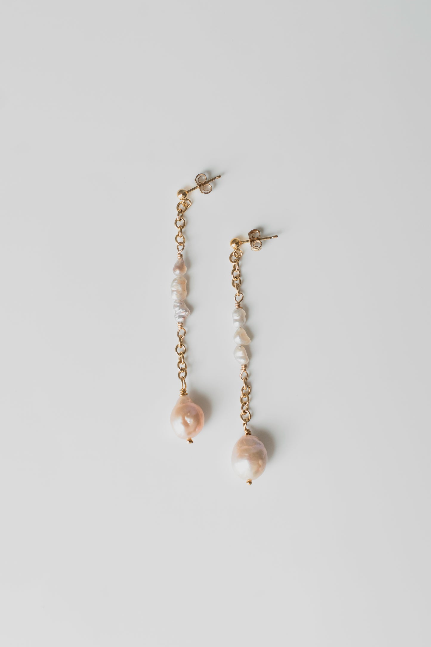 NEPTUNO -14K Gold-Filled & Pearls Earrings