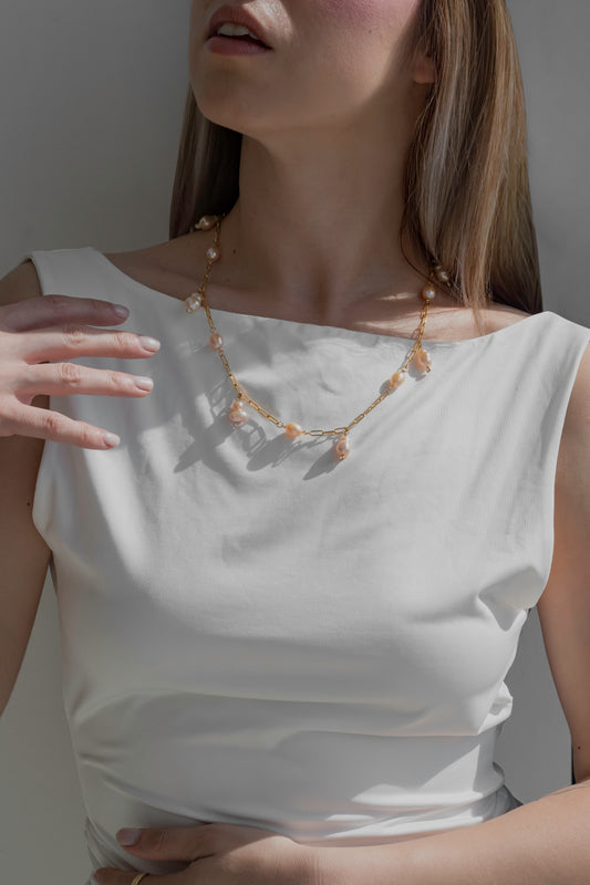 ASTERIA - 14K Gold-Filled & Pearls Necklace