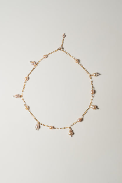 ASTERIA - 14K Gold-Filled & Pearls Necklace