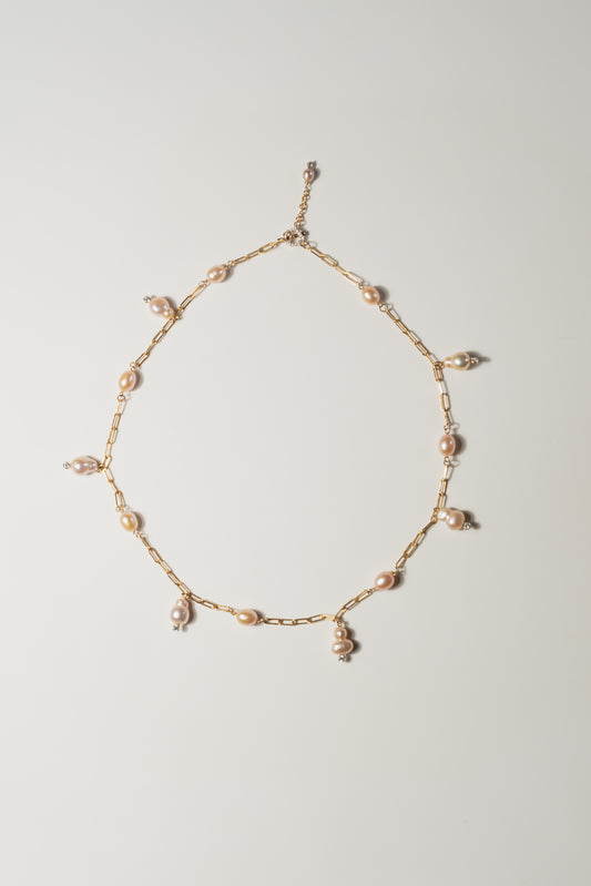 ASTERIA - 14K Gold-Filled & Pearls Necklace