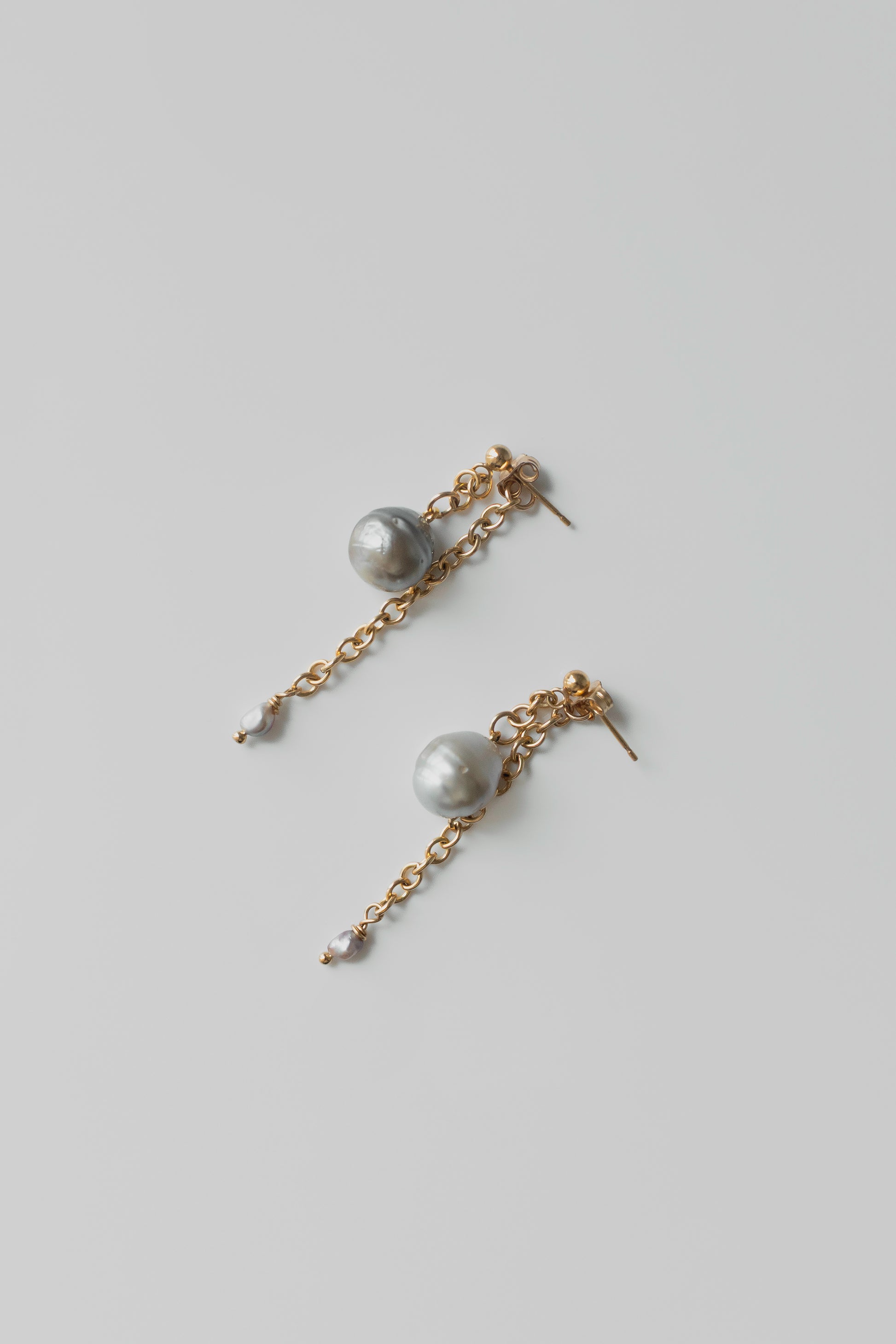 CALIPSO -14K Gold-Filled & Pearls Earrings