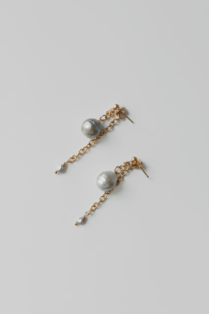CALIPSO -14K Gold-Filled & Pearls Earrings