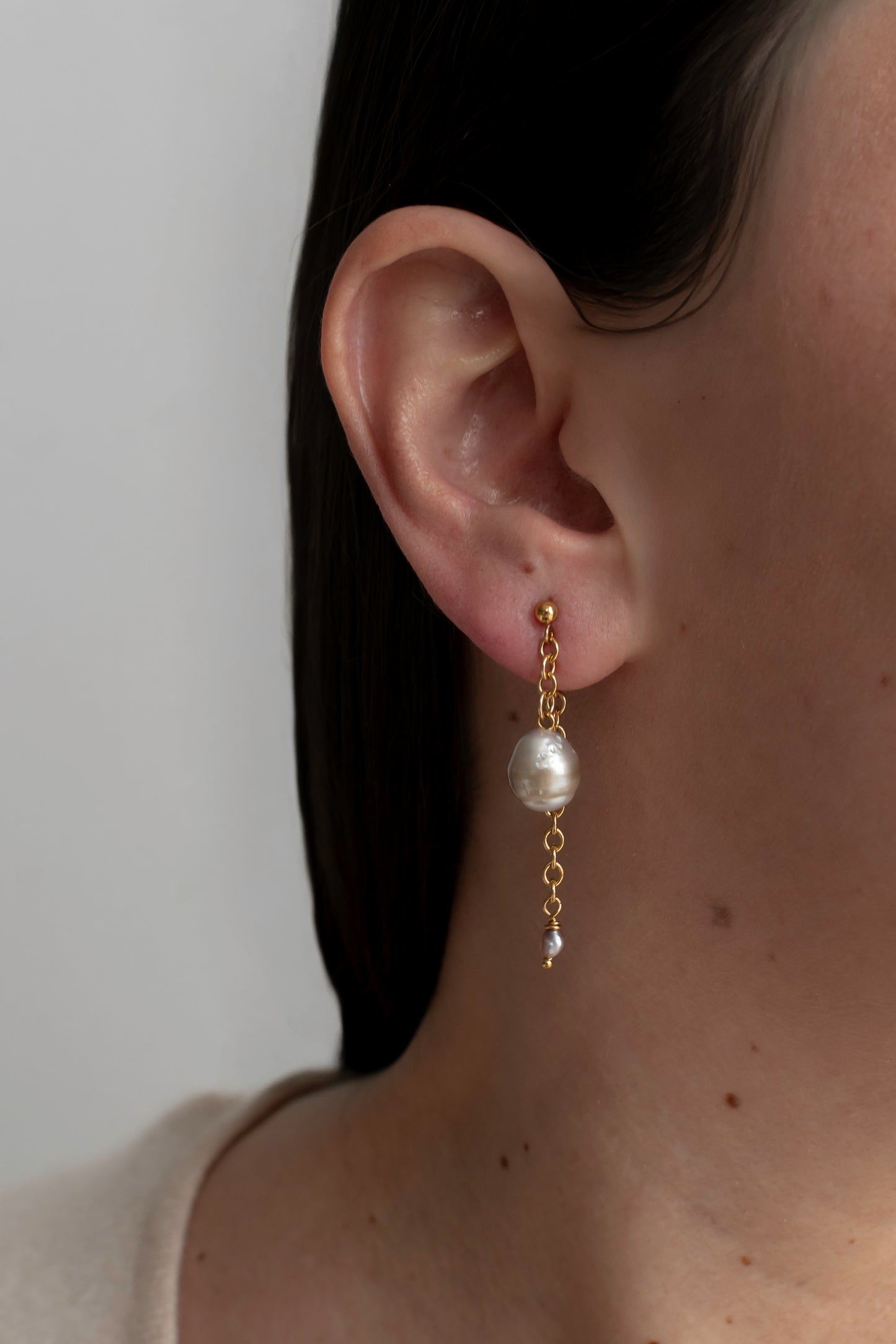CALIPSO -14K Gold-Filled & Pearls Earrings