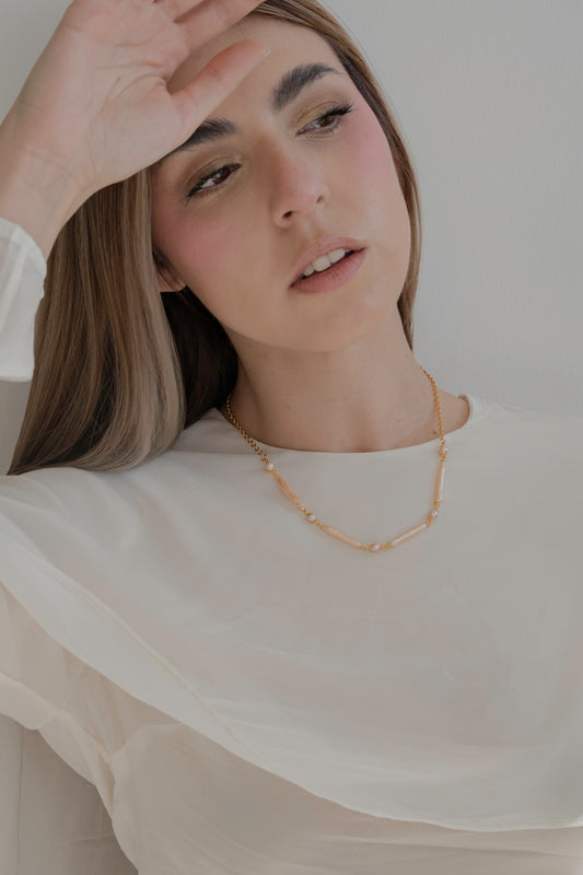 CARIBE II - 14K Gold-Filled & Pearls Necklace