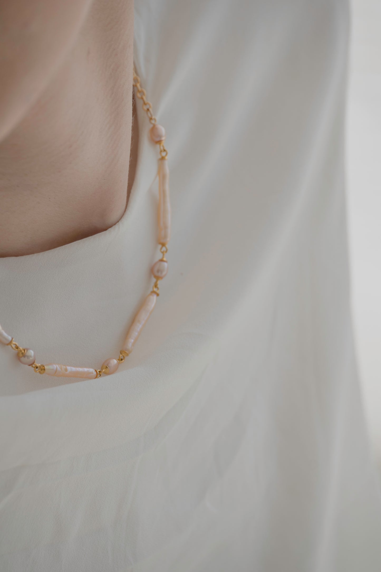 CARIBE II - 14K Gold-Filled & Pearls Necklace