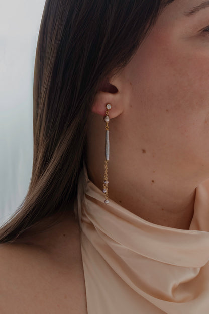CARIBE I - 14K Gold-Filled & Pearls Earrings