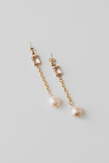 CERCEIS -  14K Gold-Filled & Pearls Earrings