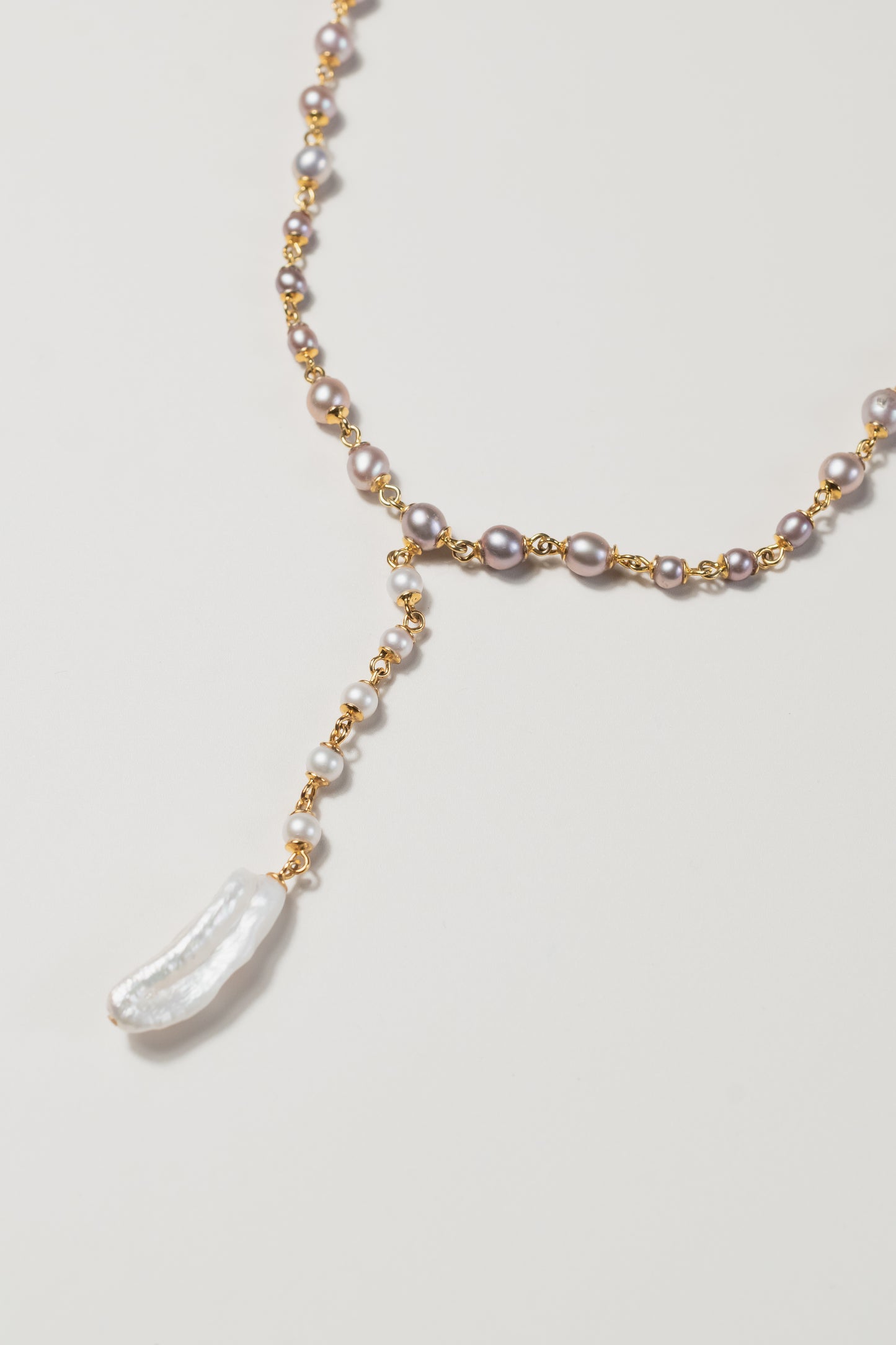 CIRENE - 14K Gold-Filled & Pearls Necklace