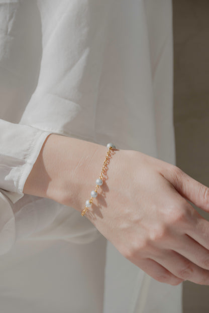DIONE - 14K Gold-Filled & Pearls Bracelet
