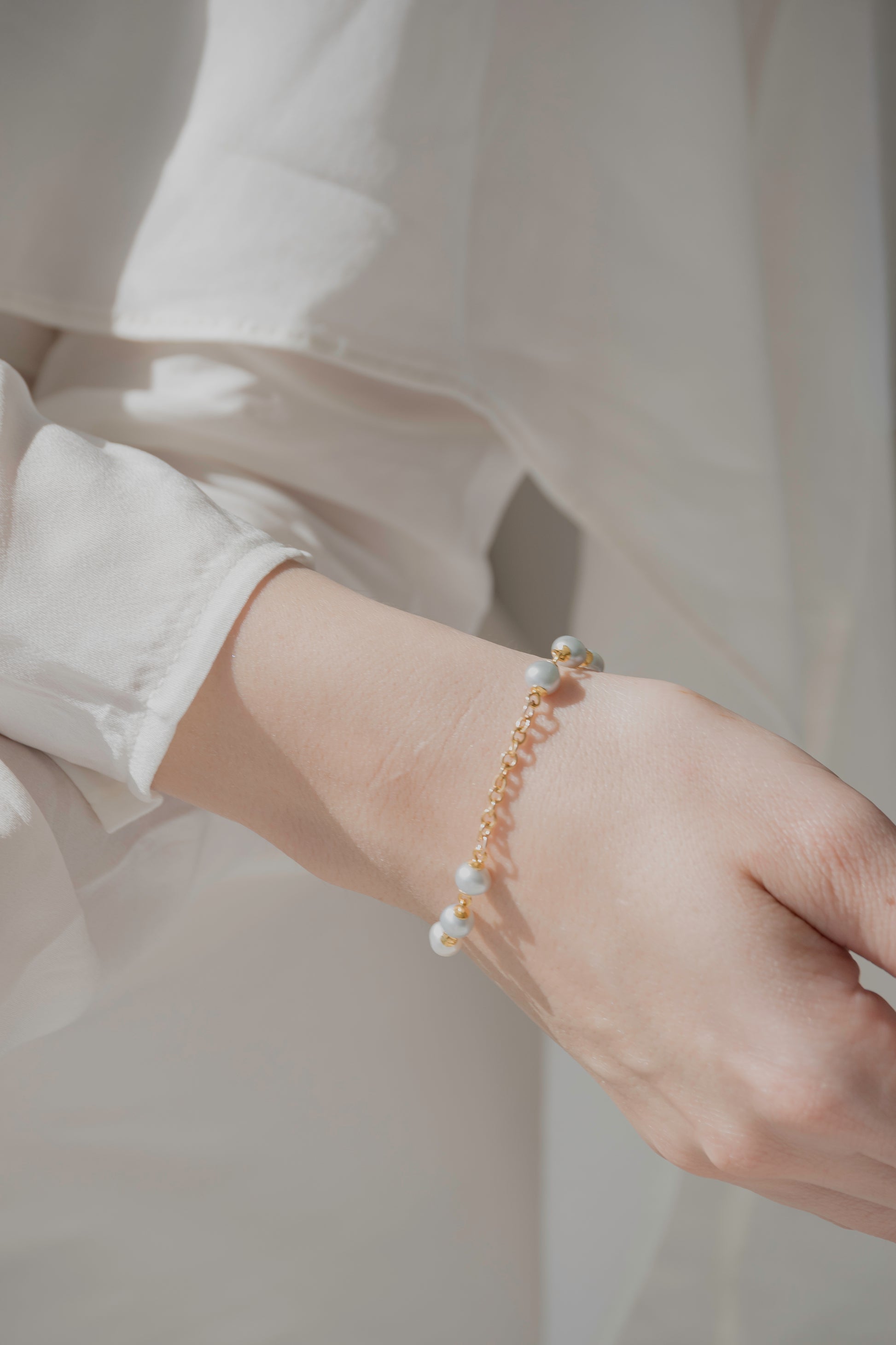 DIONE - 14K Gold-Filled & Pearls Bracelet