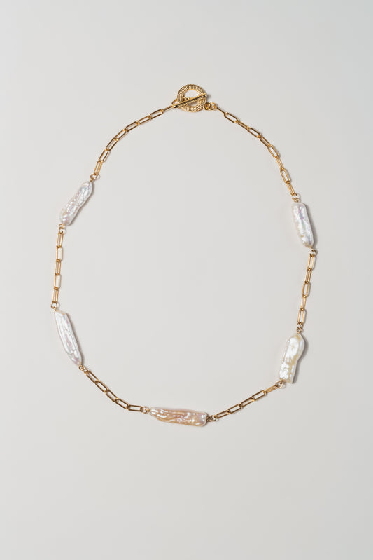 GALATEA - 14K Gold-Filled & Pearls Necklace