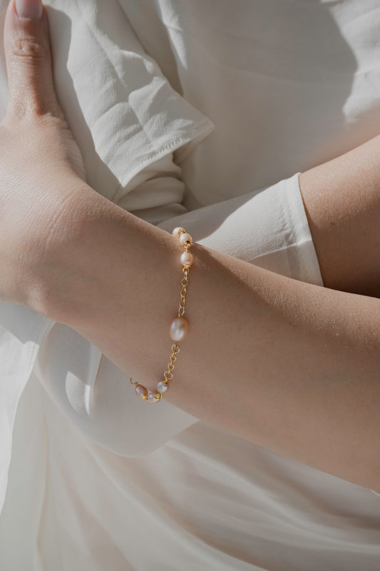 LUCINA - 14K Gold-Filled & Pearls Bracelet