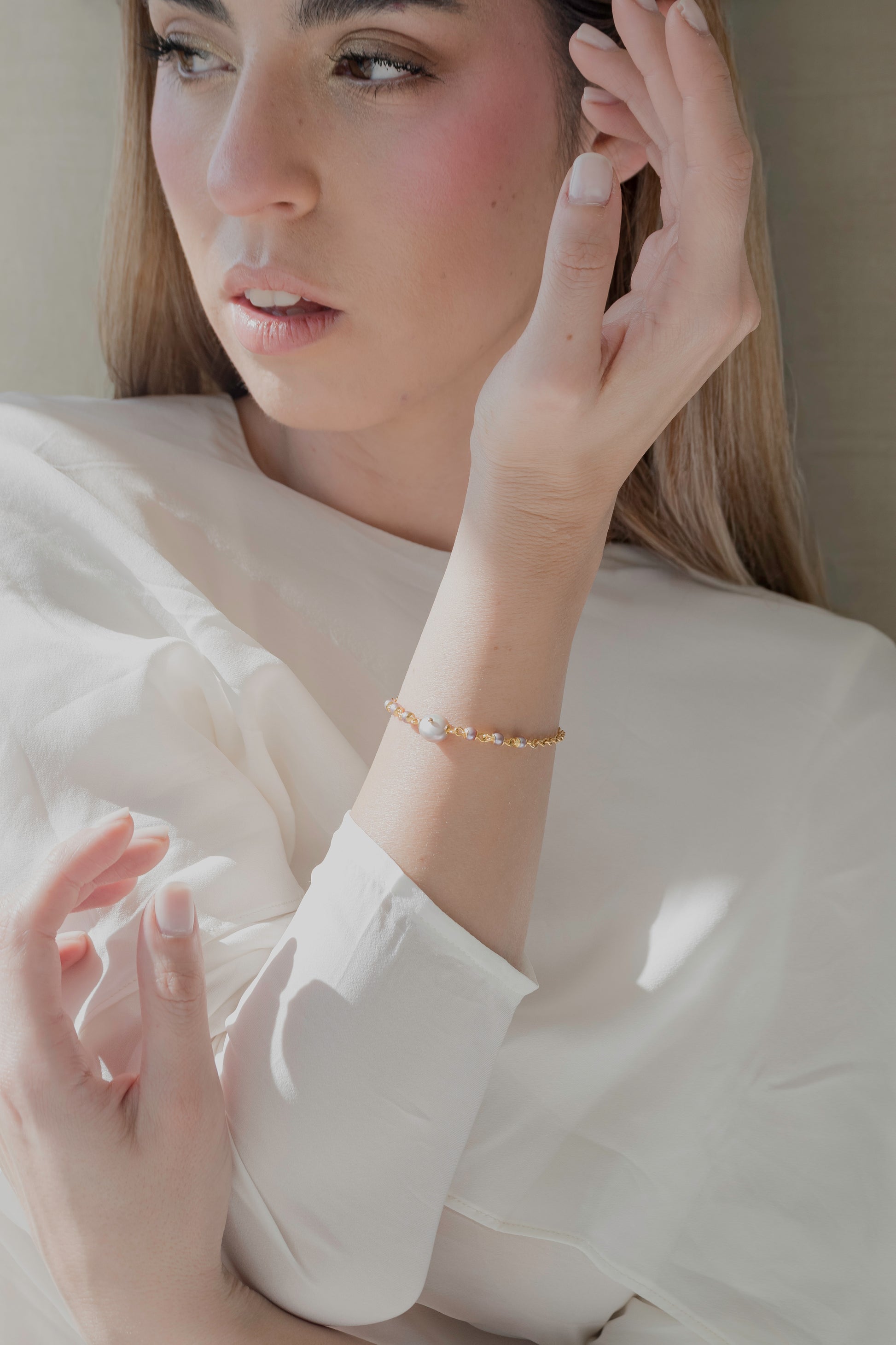 LYRA - 14K Gold-Filled & Pearls Bracelet